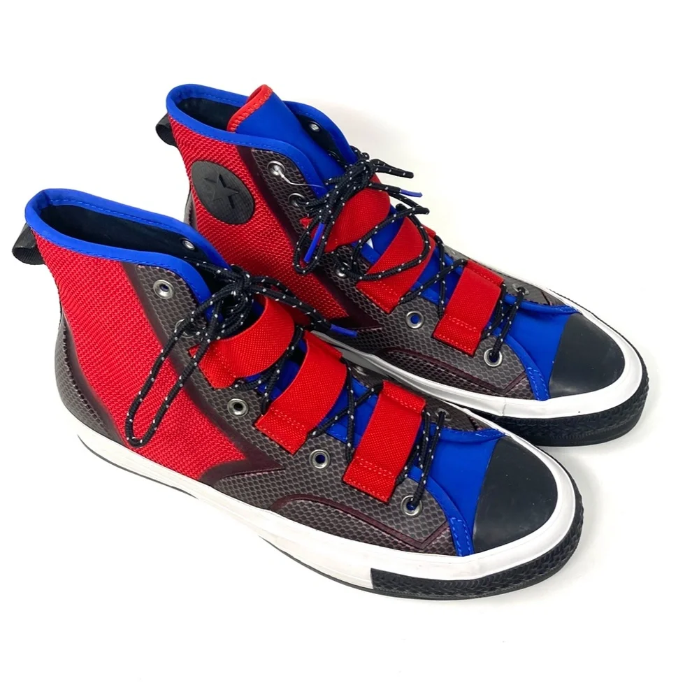 Converse All Star Chuck 70 Tech Hiker High Top Men’s Red Mesh Sneakers 162282C - Picture 5 of 9